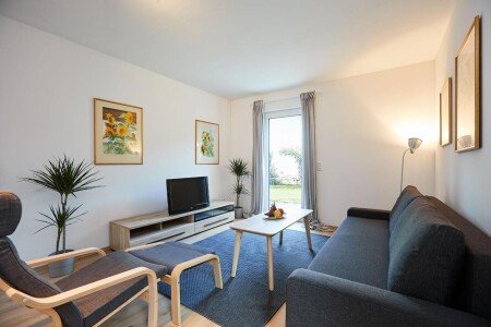 Wohnung 1 Schlafzimmer, mit Garten