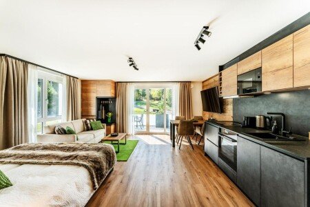 Wohnung 1 Schlafzimmer, mit Sauna