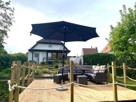 Ferienhaus 1 Schlafzimmer, mit Garten
