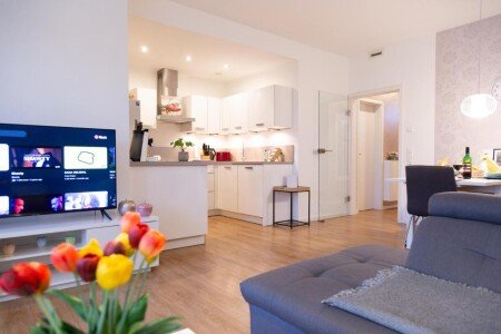 Wohnung 2 Schlafzimmer, mit Garten