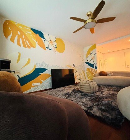 Wohnung 2 Schlafzimmer, mit Garten