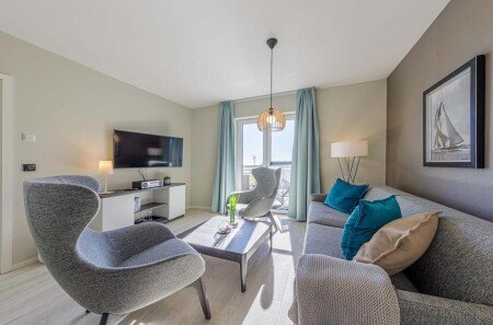 Wohnung 2 Schlafzimmer, mit Fitnessstudio