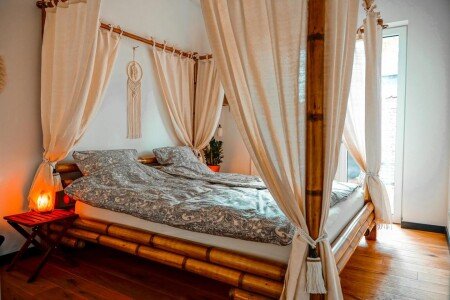 Bed and breakfast 1 Schlafzimmer, mit Garten