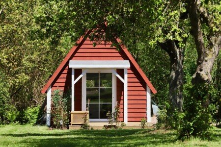 Ferienhaus 3 Gäste, mit Garten