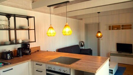 Ferienhaus 1 Schlafzimmer, mit Garten