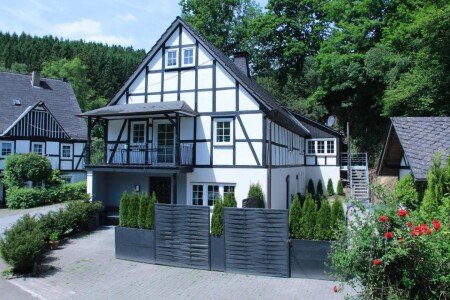 Ferienhaus 9 Gäste, mit Garten