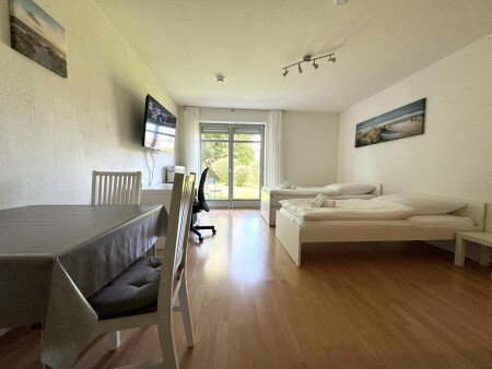 Apartment 1 bedroom, with garden