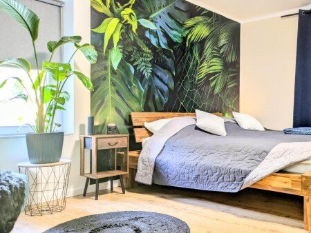 Wohnung 2 Schlafzimmer, mit Garten