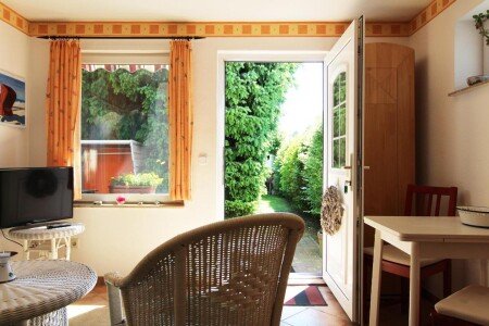 Ferienhaus 1 Schlafzimmer, mit Garten