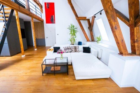 Wohnung 3 Schlafzimmer, mit Garten