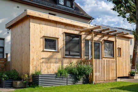 Ferienhaus 1 Schlafzimmer, mit Garten