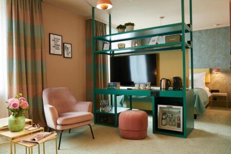 Hotel con aire acondicionado