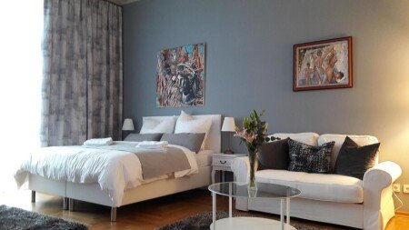 Wohnung 1 Schlafzimmer, mit Klimaanlage