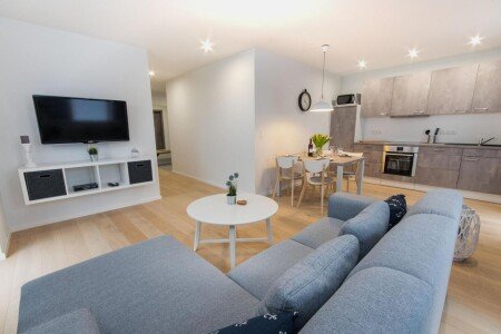 Wohnung 2 Schlafzimmer, mit Garten