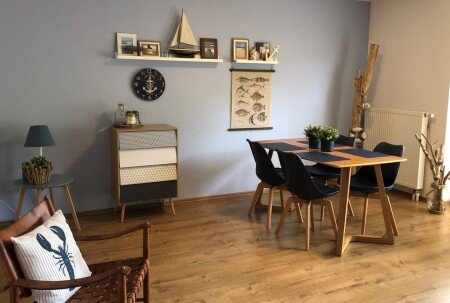 Wohnung 2 Schlafzimmer, mit Garten