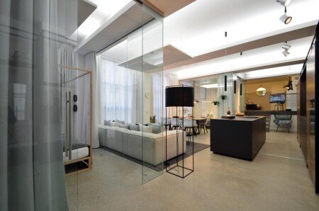 Appartement design, 2 chambres, avec jardin