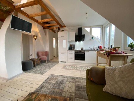 Wohnung 2 Schlafzimmer, mit Garten