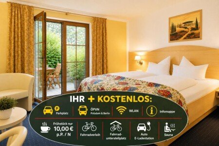 Hotel mit Garten