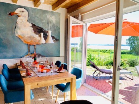 Ferienhaus 6 Gäste, mit Garten
