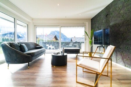 Wohnung 2 Schlafzimmer, mit Garten