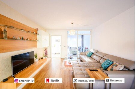 Wohnung 2 Schlafzimmer, mit Garten