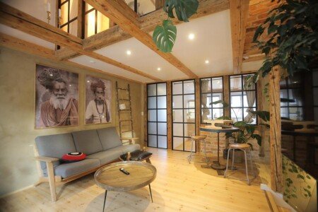 Appartement chic, 3 chambres, avec jardin