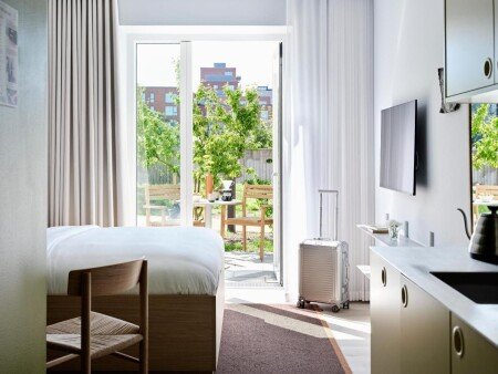 Appart'Hotel 5 voyageurs, avec jardin