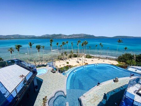 Villa 34 voyageurs, avec piscine