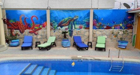 Bed and breakfast 6 guests, with pool