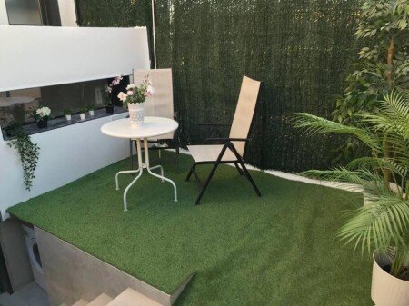 Apartamento 1 habitación, con jardín