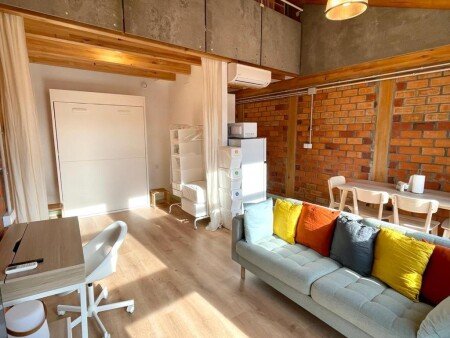 Apartamento 1 habitación, con aire acondicionado