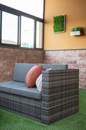 Casa 2 habitaciones, con aire acondicionado