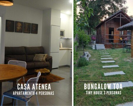 Apartamento 4 huéspedes, con jardín