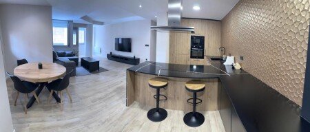 Apartamento 2 habitaciones, con jardín