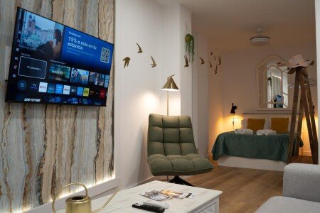 Apartamento 1 habitación, con aire acondicionado