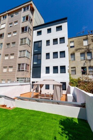 Apartamento 8 huéspedes, con jardín