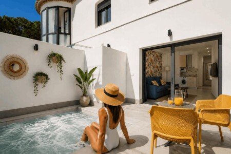Appart'Hotel chic, 5 voyageurs, avec jacuzzi