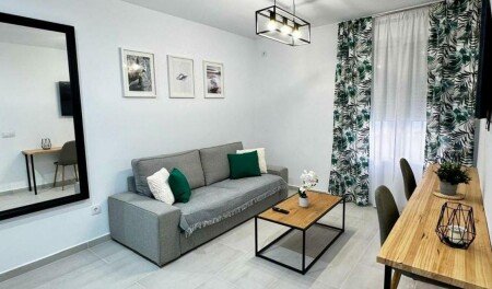 Apartamento 1 habitación, con jardín