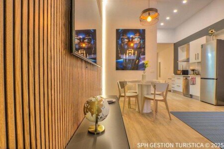 Apartamento 1 habitación, con aire acondicionado