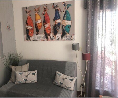 Apartamento 2 habitaciones, con aire acondicionado