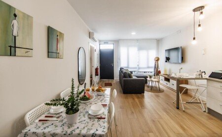Apartamento 1 habitación, con aire acondicionado