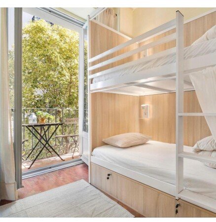 Auberge de jeunesse 8 voyageurs, avec climatisation