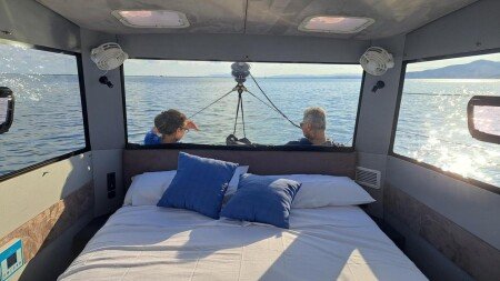 Bateau 1 chambre, avec piscine