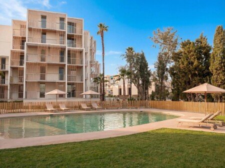 Appart'Hotel 3 voyageurs, avec piscine