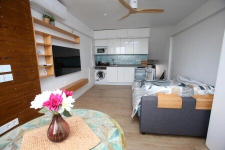 Apartamento 1 habitación, con aire acondicionado
