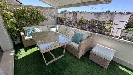 Apartamento 2 habitaciones, con jardín