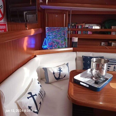 Boat 4 guests, with garden