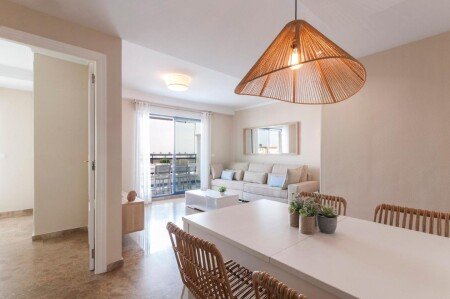 Apartamento 7 huéspedes, con piscina