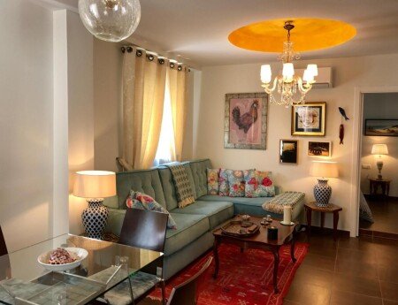 Apartamento 1 habitación, con jardín
