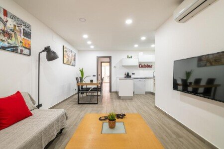 Apartamento 2 habitaciones, con aire acondicionado